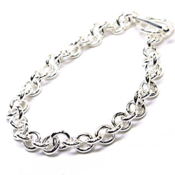 ホワイトシルバーリングブレスレット(M) 1個販売 シルバー925 スターリングシルバー メンズ レディース 刻印あり プレゼント 銀色 本物 高級 大人 シンプル 太め 白銀 マンテル おしゃれ 彼氏 彼女 スーツ カジュアル 誕生日 ギフト 贈り物に最適