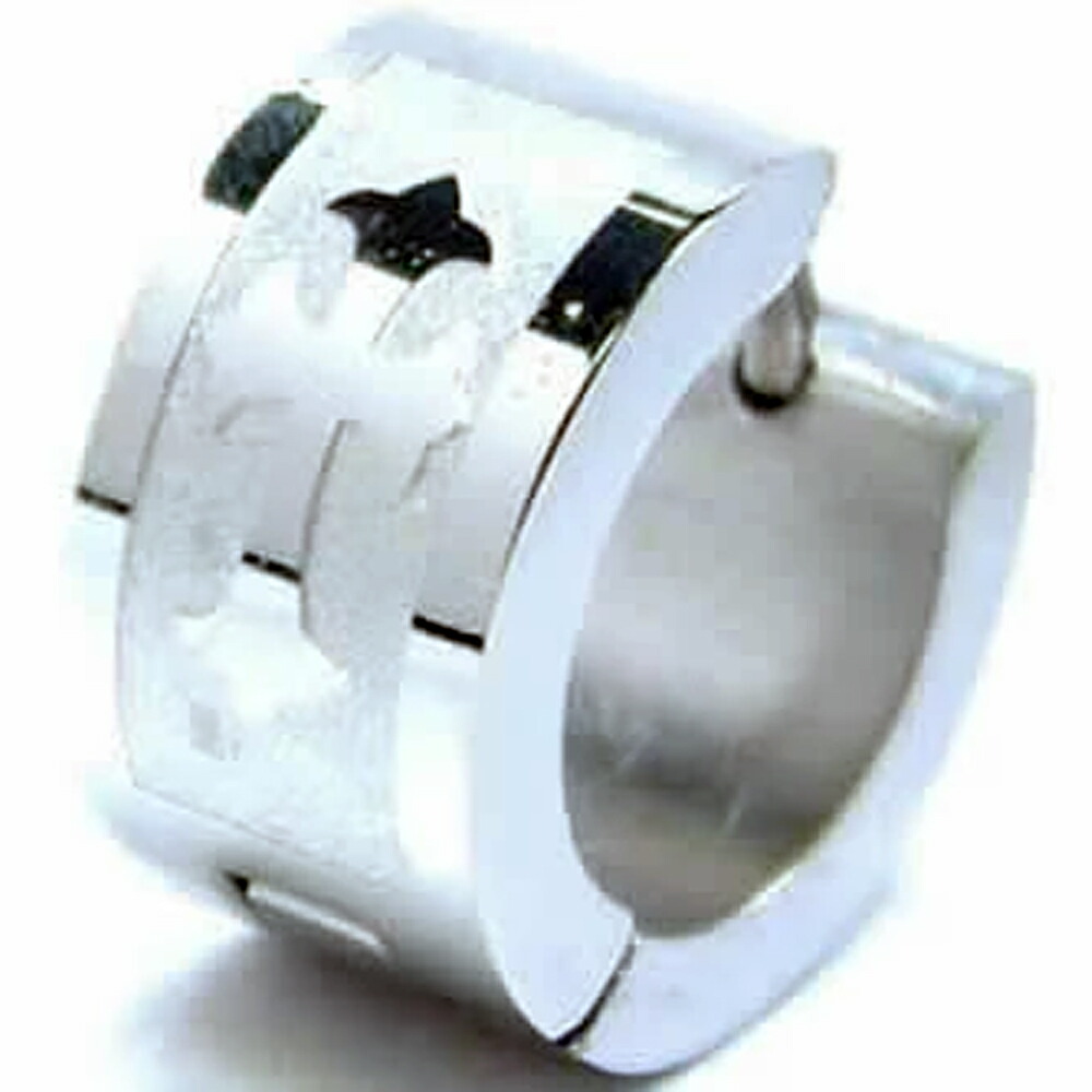 楽天市場】セリーヌフープピアス/1個販売 片耳 シングルピアス 中折れ