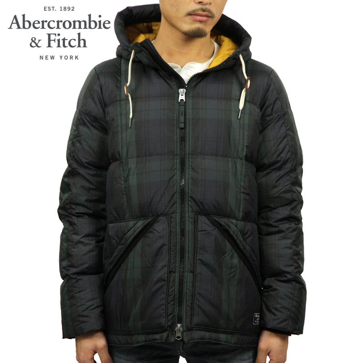 新品未使用 Abercrombie & Fitch ライトダウン コート 11008CM27SW0502005001?$VS_1500$