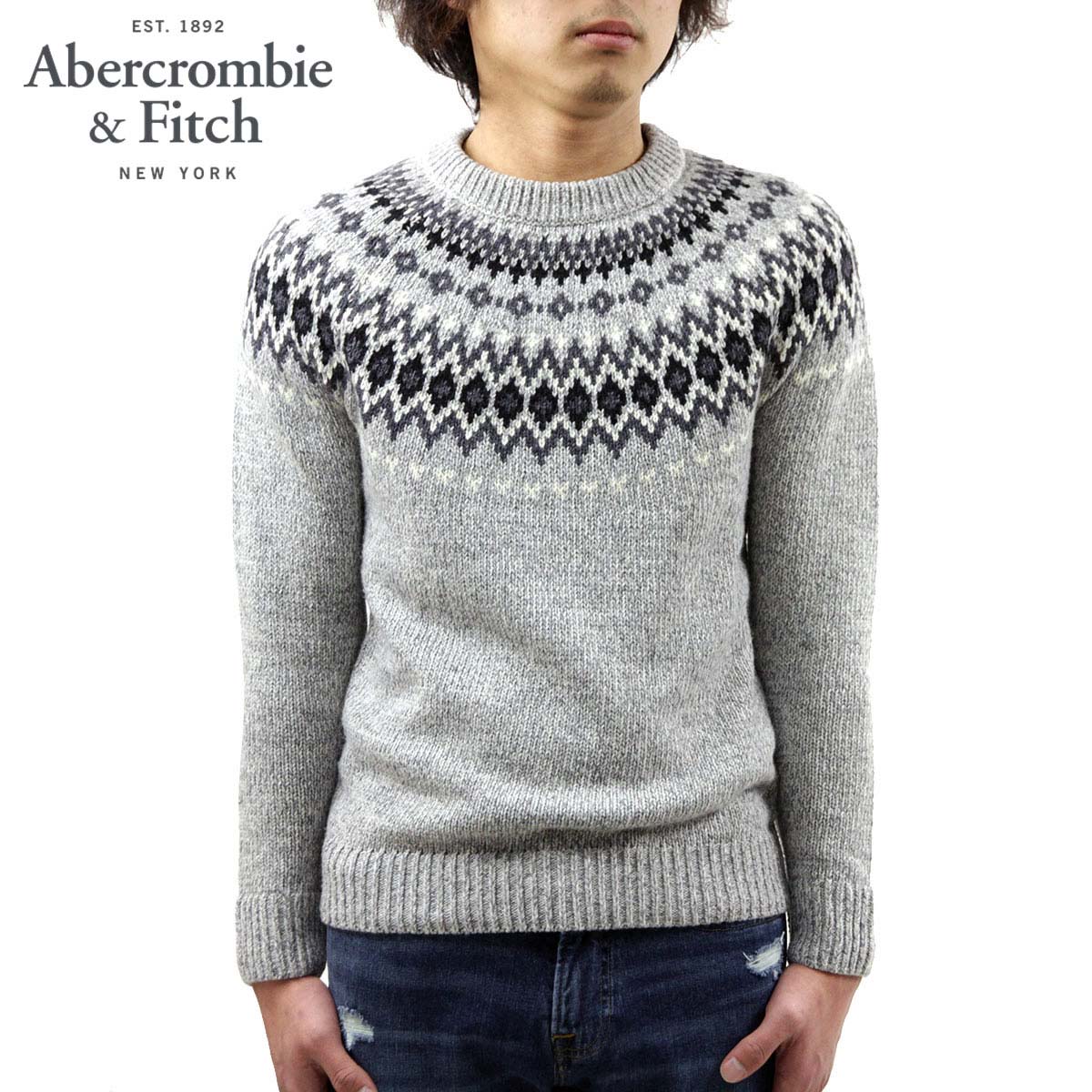 誕生日プレゼント アバクロ セーター メンズ 正規品 Abercrombie Fitch クルーネックセーター Fair Isle Crewneck Sweater 1 1 1664 133 ブランド品セレクトショップ Mixon 21 新作 Www Porsche Com Mk