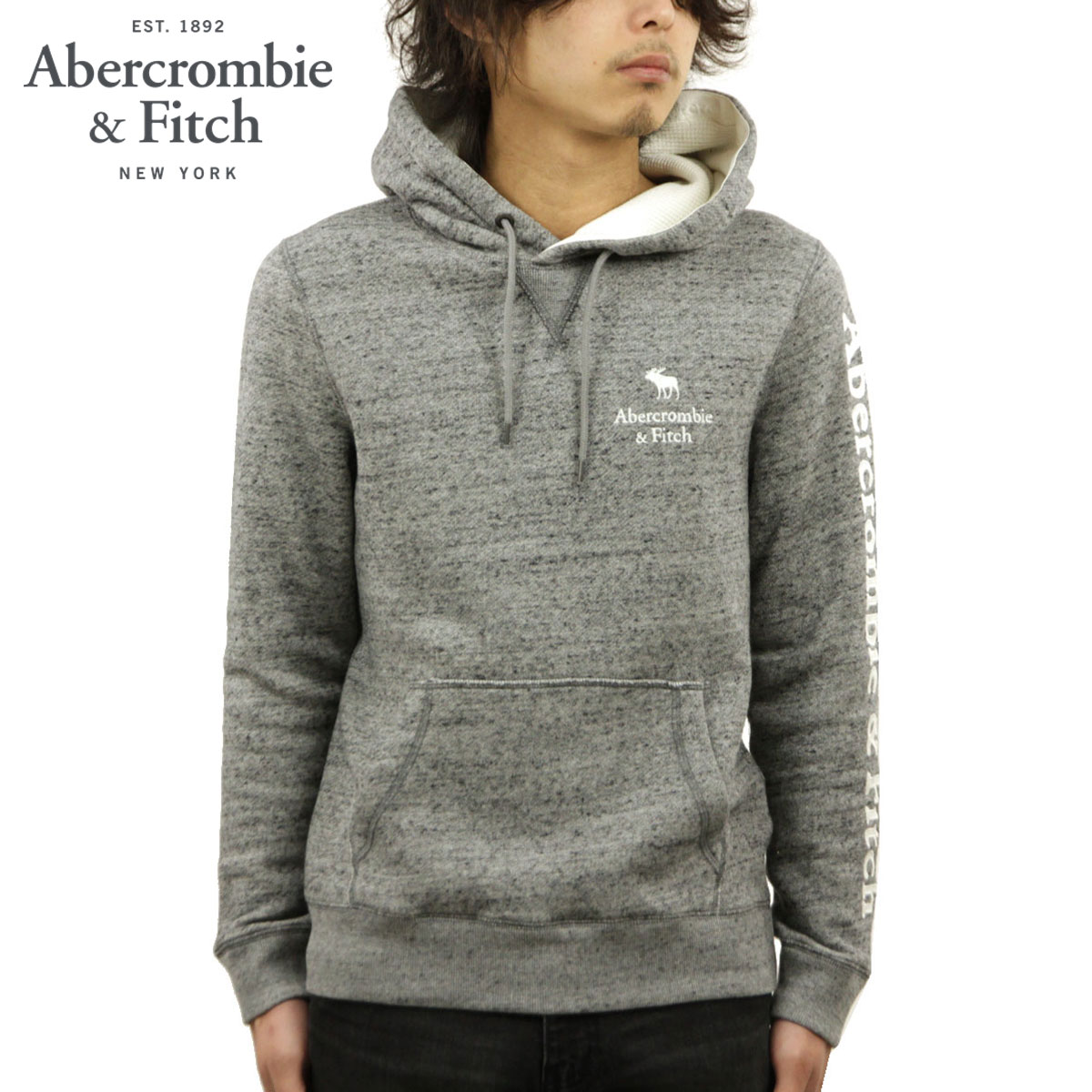 公式の アバクロ パーカー メンズ 正規品 Abercrombie Fitch プルオーバーパーカー ロゴ Applique Logo Hoodie 122 231 08 122 予約販売品 Joseregio Org
