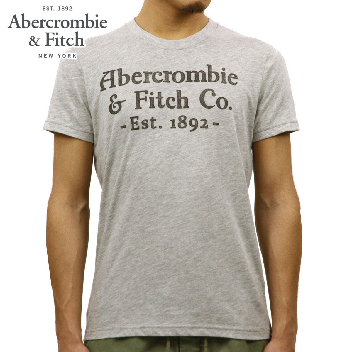 【楽天市場】アバクロ Tシャツ 正規品 Abercrombie＆Fitch 半袖Tシャツ PRINTED LOGO GRAPHIC TEE
