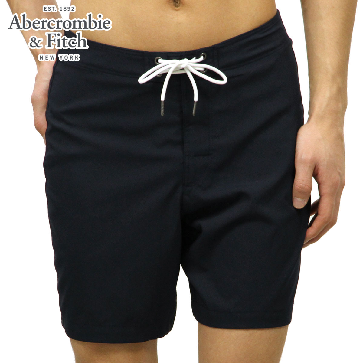 アバクロ 水着 メンズ 正規品 Abercrombie＆Fitch スイムパンツ CLASSIC BOARDSHORTS MID-LENGTH 133-350-0556-200