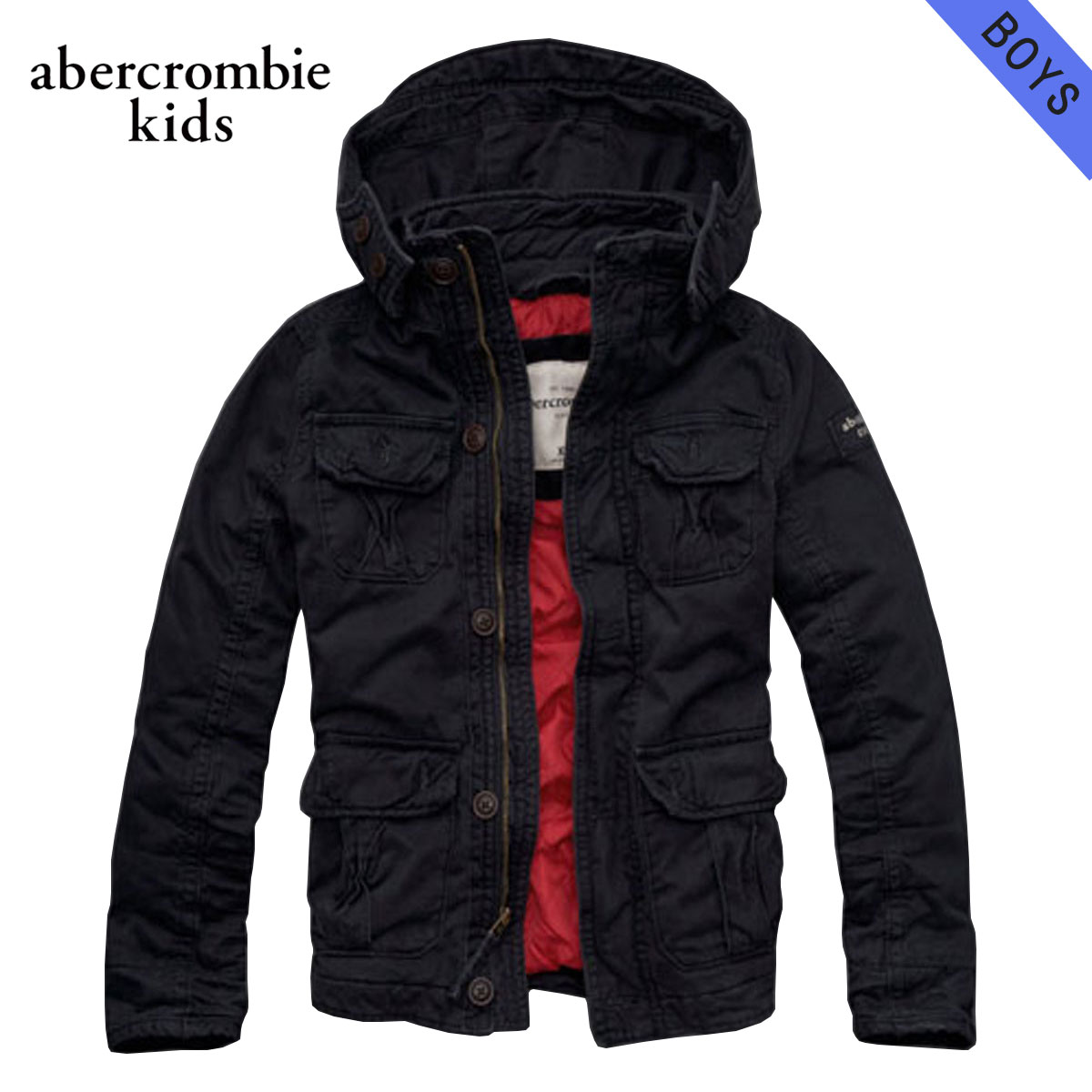 【美品】abercrombie kids ジャケット 7/8 130cm Abercrombie Kids アバクロキッズ アウター ボーイズ 子供服