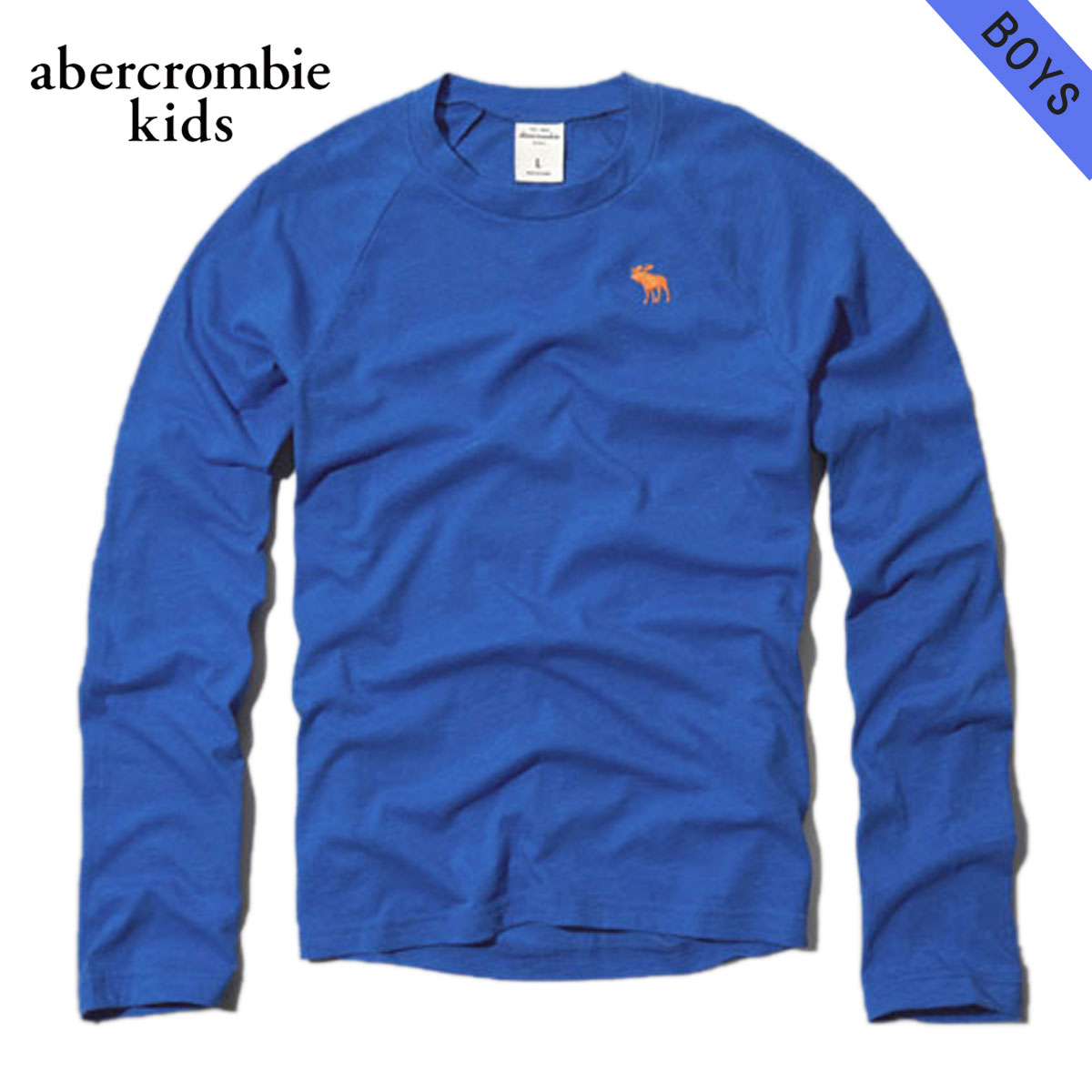 アバクロキッズ プルオーバー ロンT ボーイズ 赤ちゃん服 置き目品 AbercrombieKids 長袖プルオーバー crew long sleeve tee 224-663-0338-026 D20S30 父の日 差し上げ物 ラッピング