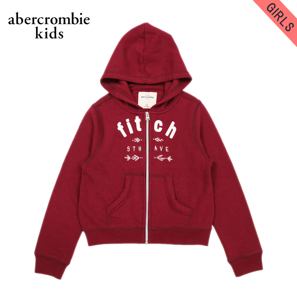 Abercrombie&Fitch アバクロ ジップアップパーカー フード付きS - トップス