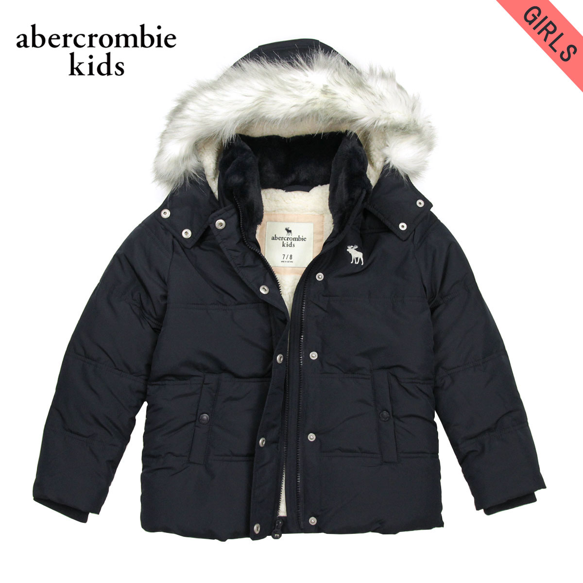 即納特典付き アバクロキッズ アウター ガールズ 子供服 正規品 Abercrombiekids ジャケット ジャケット The A F Essential Puffer 244 856 0235 023w 新着商品 Formebikes Co Uk