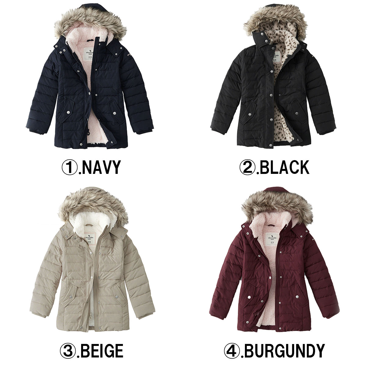 abercrombie boys coats