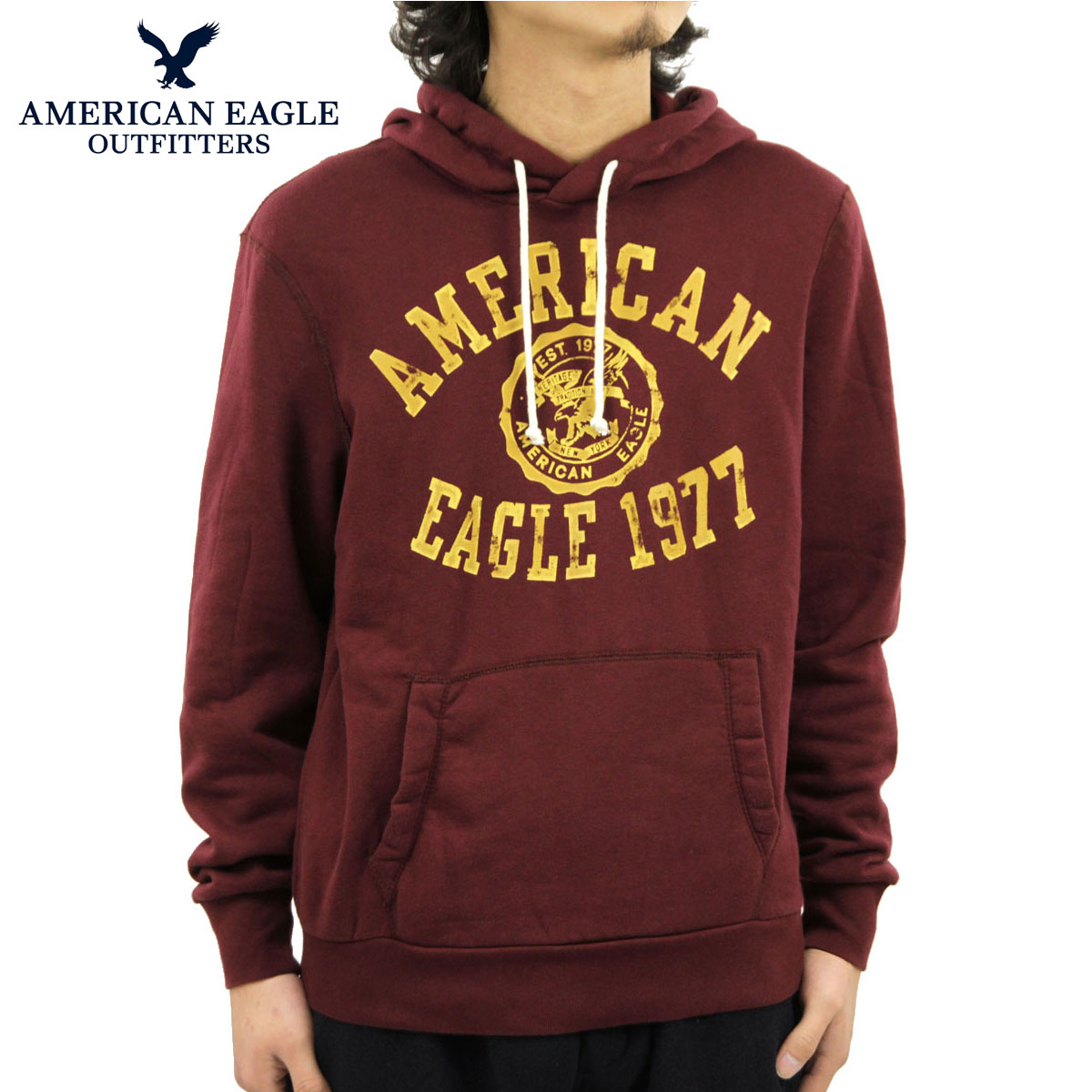 人気ショップが最安値挑戦 アメリカンイーグル パーカー メンズ 正規品 American Eagle Hooded Pop Over 1515 9034 Burgundy Ds30 ブランド品セレクトショップ Mixon 珍しい Crystalchemical Com Ec