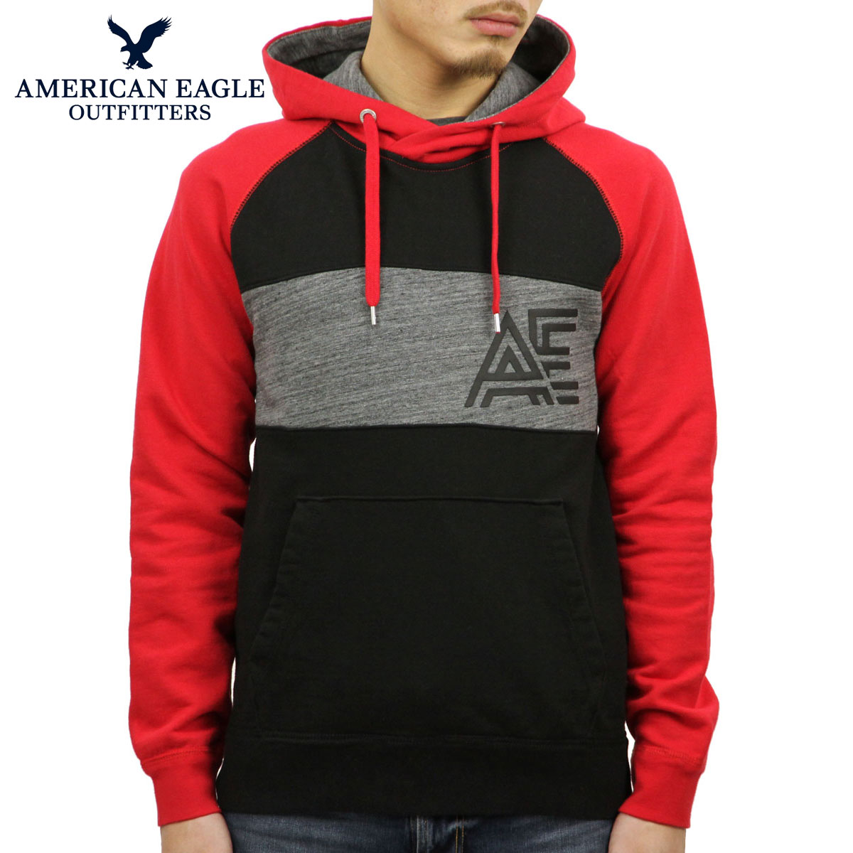 american eagle red sweatshirt