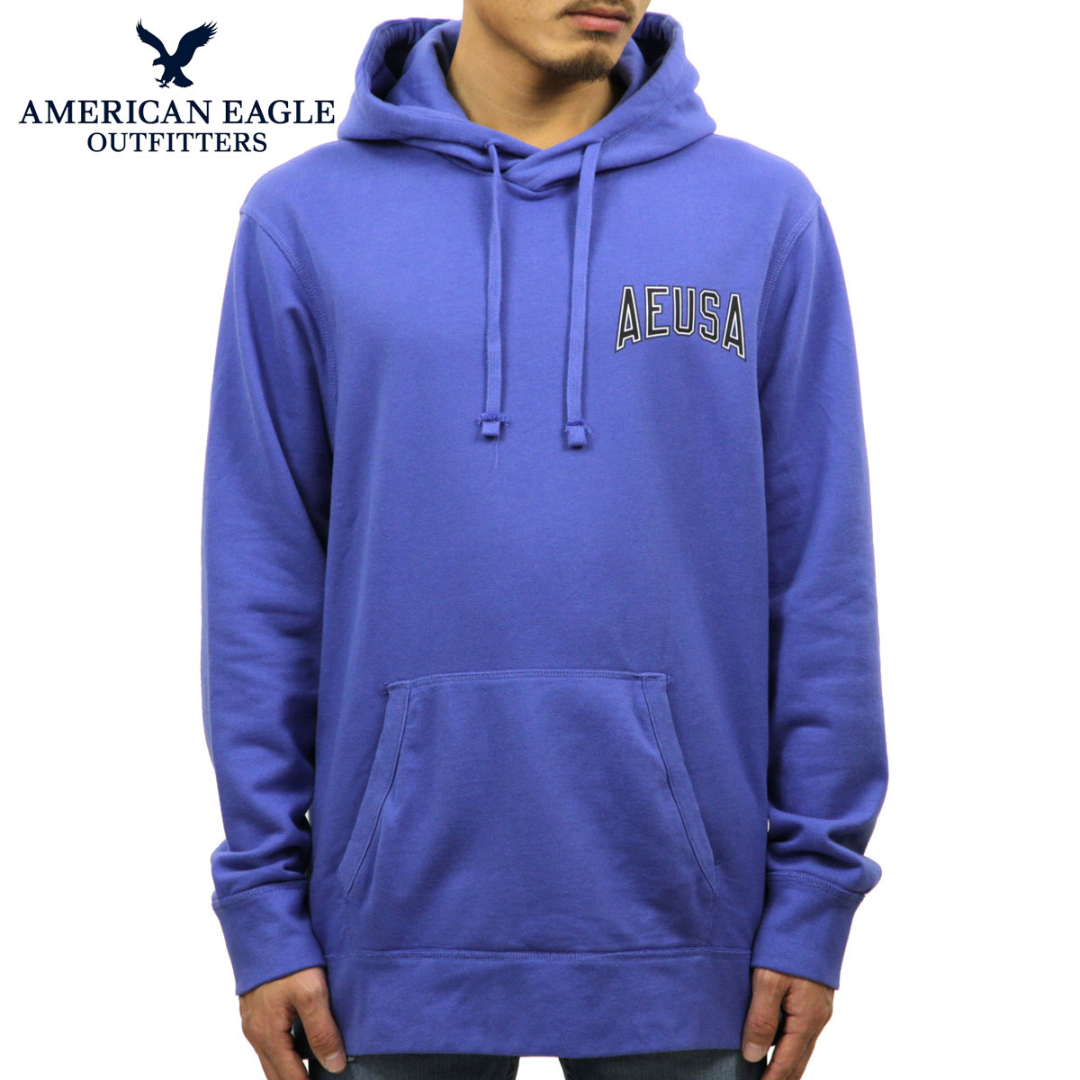 20%OFFセール 【販売期間 7/19 20:00～7/26 1:59】 アメリカンイーグル AMERICAN EAGLE 正規品 メンズ 裏起毛 コットンスウェット プルオーバーパーカー AE GRAPHIC PULLOVER HOODIE 0193-1019-400｜ブランド品セレクトショップ MIXON