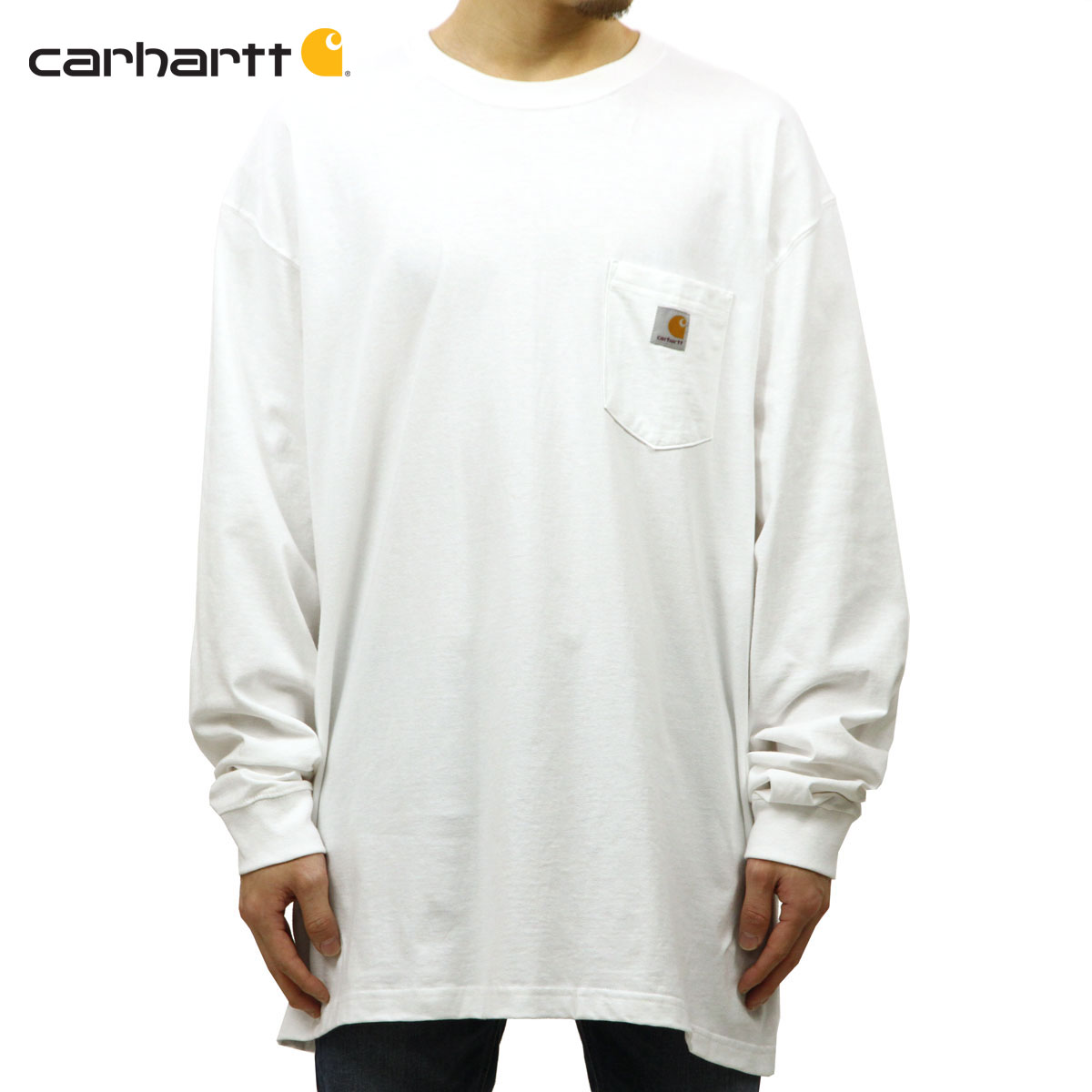 【ポイント10倍 7/19 20:00～7/26 1:59】 カーハート CARHARTT 正規品 メンズ 長袖ポケットTシャツ WORKWEAR POCKET LONG-SLEEVE T-SHIRT K126 WHT WHITE｜ブランド品セレクトショップ MIXON