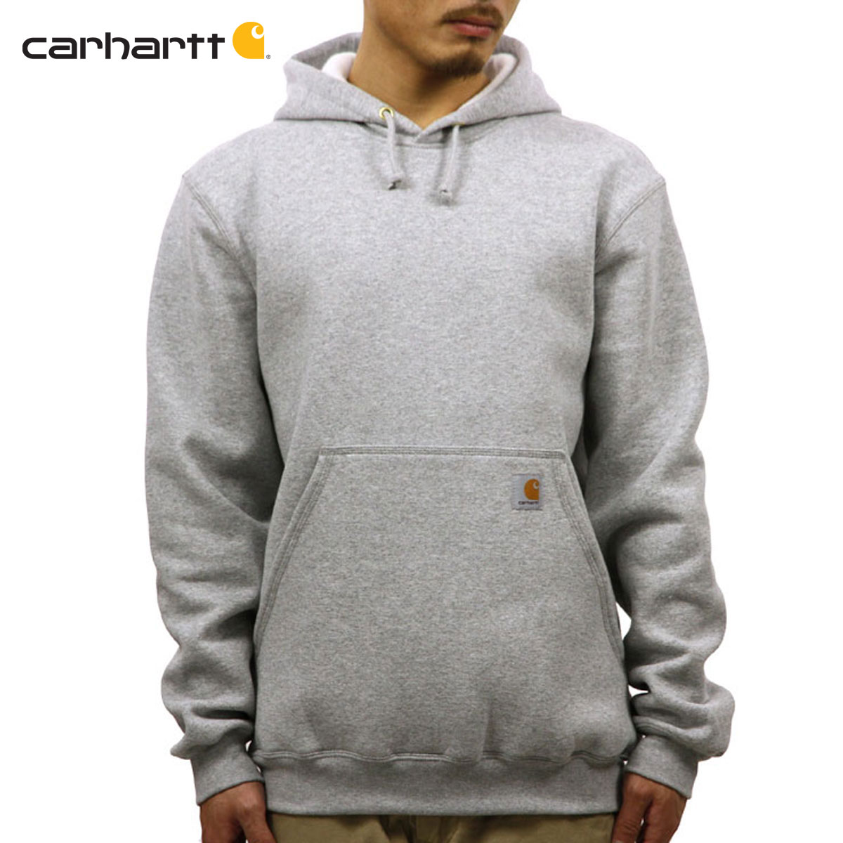 【ポイント10倍 4/14 20:00～4/17 9:59】 カーハート パーカー メンズ 正規品 CARHARTT プルオーバーパーカー LOOSE FIT MIDWEIGHT 10.5oz HOODED SWEATSHIRT K121 HGY HEATHER GRAY 11,286円