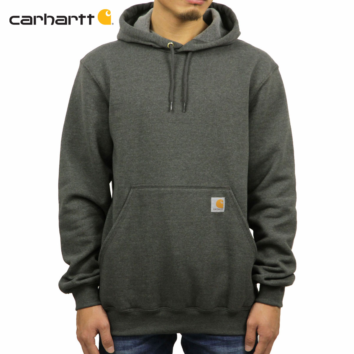 【ポイント10倍 4/14 20:00~4/17 9:59】 カーハート パーカー メンズ 正規品 CARHARTT プルオーバーパーカー LOOSE FIT MIDWEIGHT 10.5oz HOODED SWEATSHIRT K121 026 CARBON HEATHER