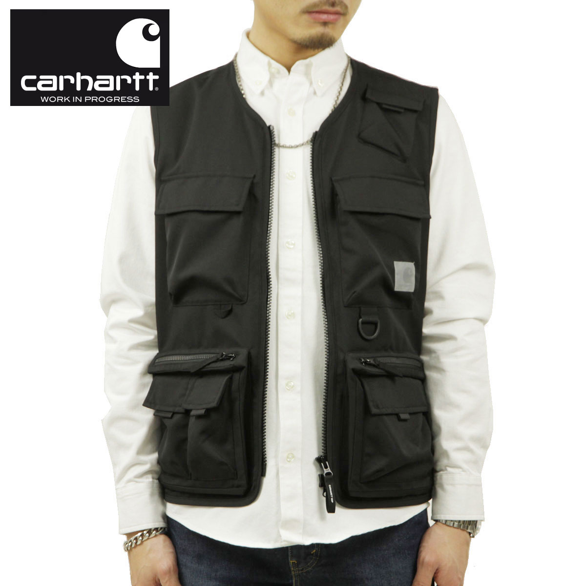 送料無料 楽天市場 カーハート ベスト メンズ 正規販売店 Carhartt Wip フィッシングベスト ミリタリーベスト Elmwood Vest Black I 父の日 ギフト プレゼント ブランド品セレクトショップ Mixon Web限定 Bralirwa Co Rw