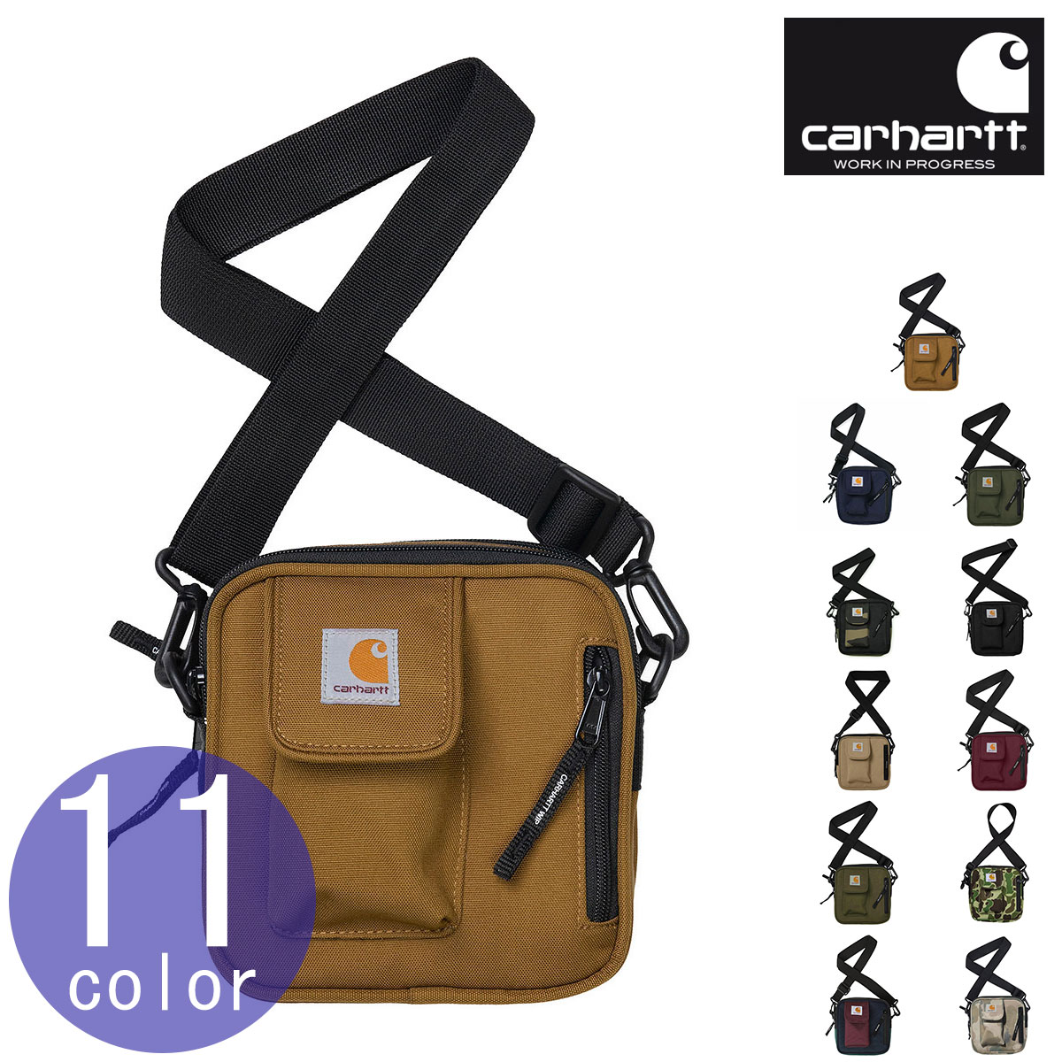 鉄道車両ハート型 メンズ レディース ショルダーバッグ 定め事品 CARHARTT WIP かばん サコッシュ ESSENTIALS BAG SMALL 父の日 差し上げ物 ラッピング