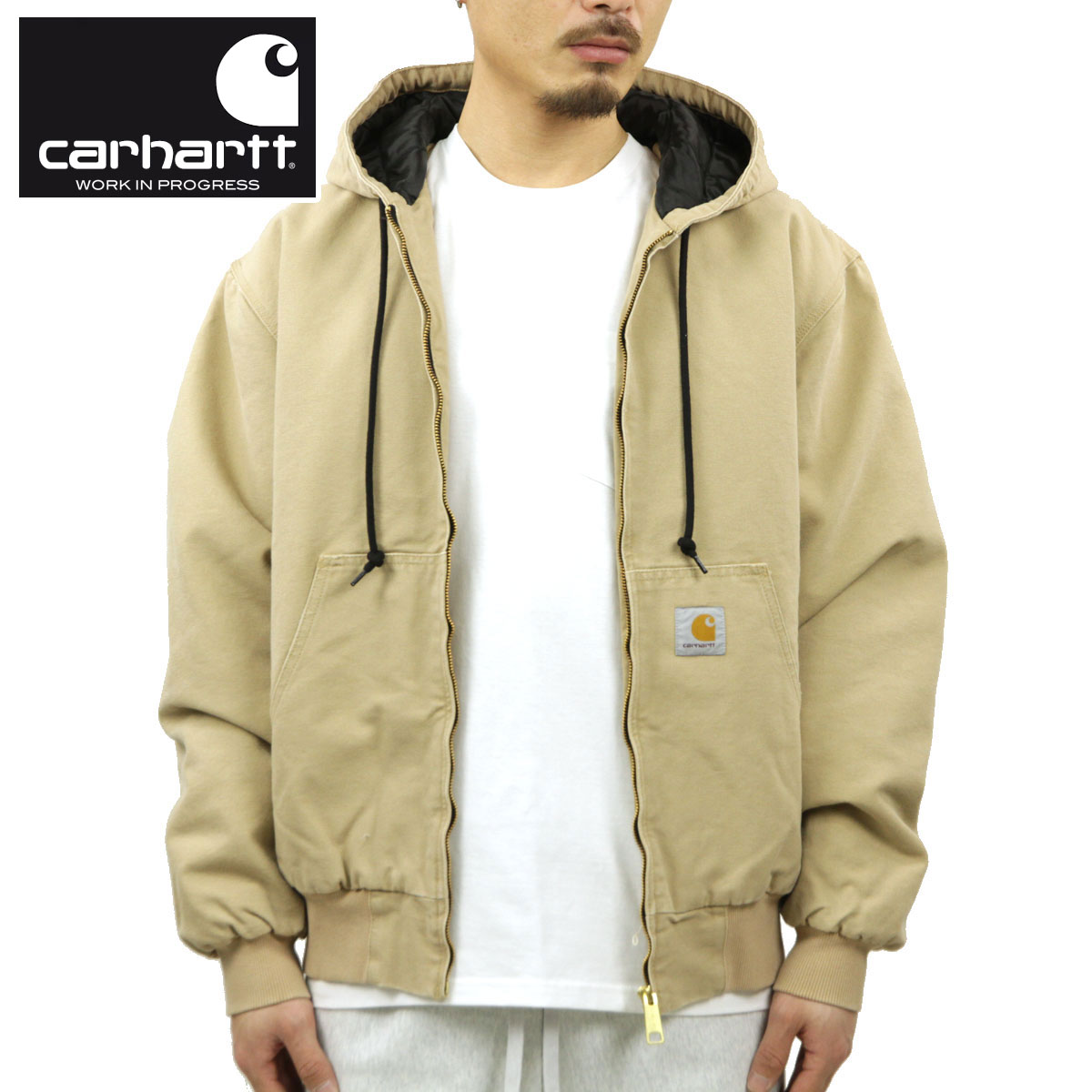【ポイント10倍 4/14 20:00～4/17 9:59】 カーハート アウター メンズ 正規品 CARHARTT WIP アクティブジャケット OG ACTIVE JACKET AGED CANVAS DUSTY H BROWN I027360 07E