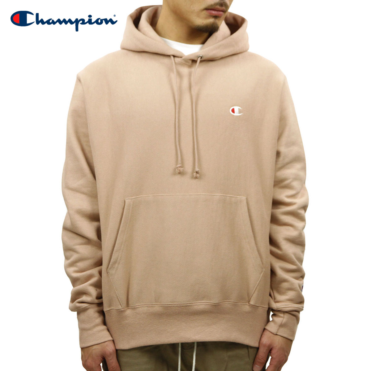 tan champion hoodie urban outfitters