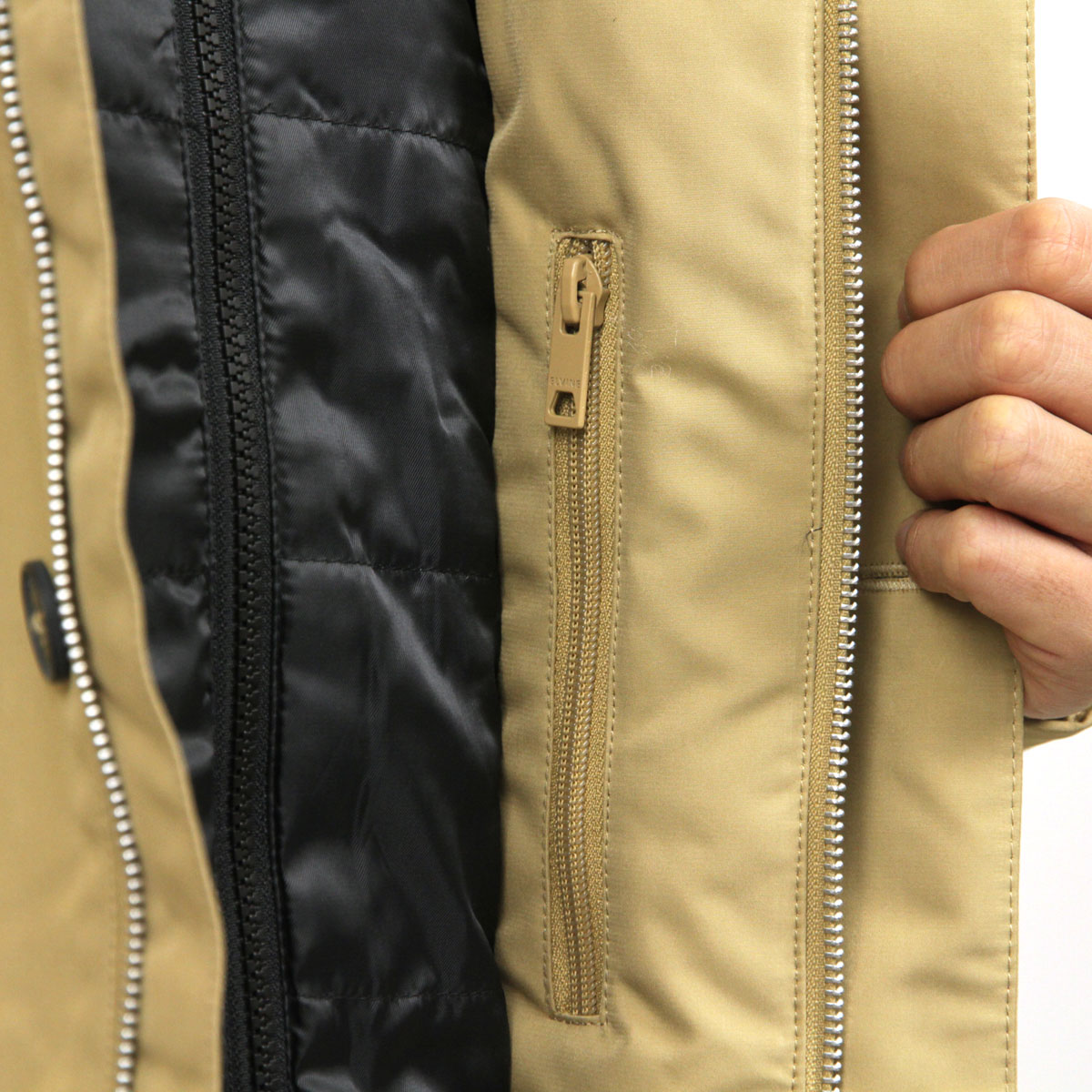 エルバイン Elvine 正規販売店 フードジャケット アウター メンズ