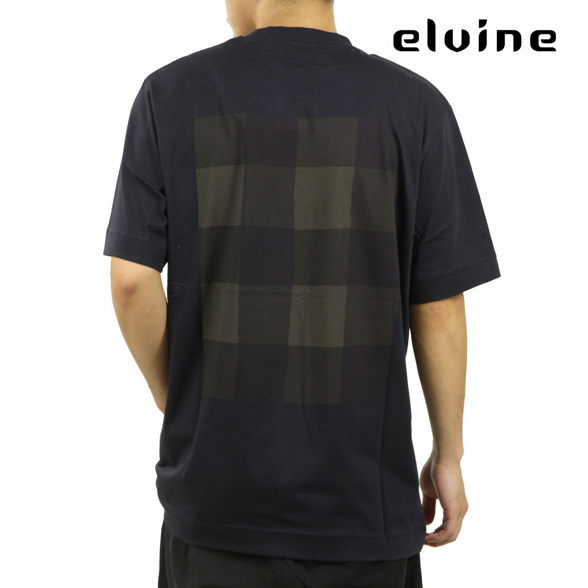 【ポイント10倍 4/4 20:00～4/10 1:59】 エルバイン メンズ 半袖Tシャツ 正規販売店 ELVINE クルーネック バックプリント ARDY ARTWORK CREW NECK TEE 331233 140 NAVY 9,695円