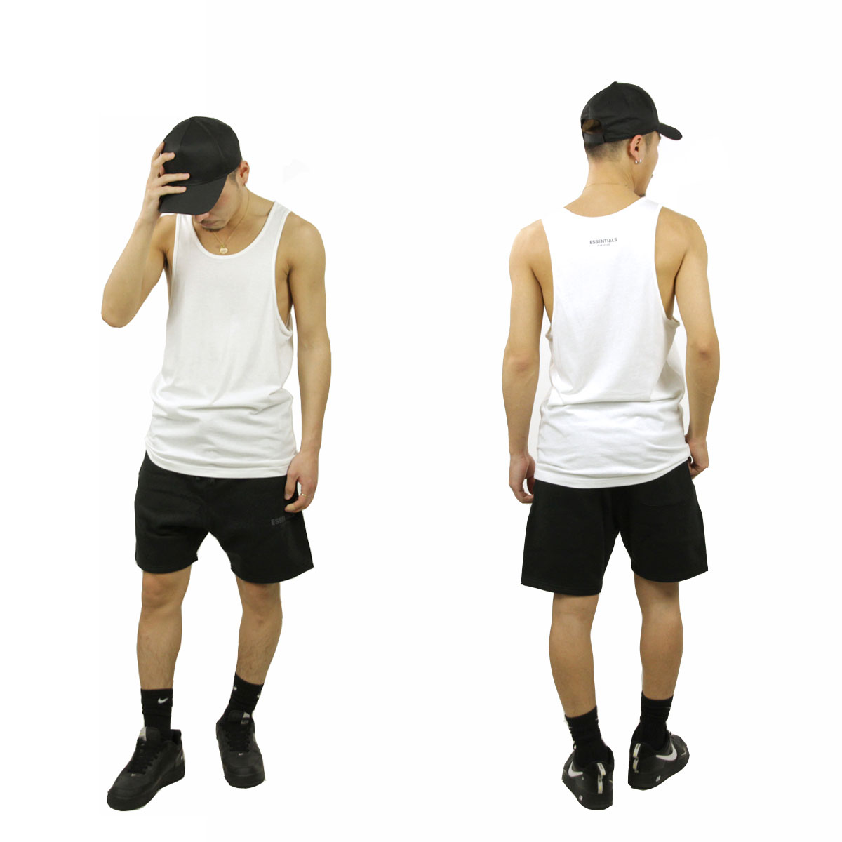 フィアオブゴッド タンクトップ メンズ 正規品 Fear Of God エッセンシャルズ 3パック タンクトップ 3枚組 Fog Fear Of God Essentials 3 Pack Tank Tops Multi Rocrooms Com