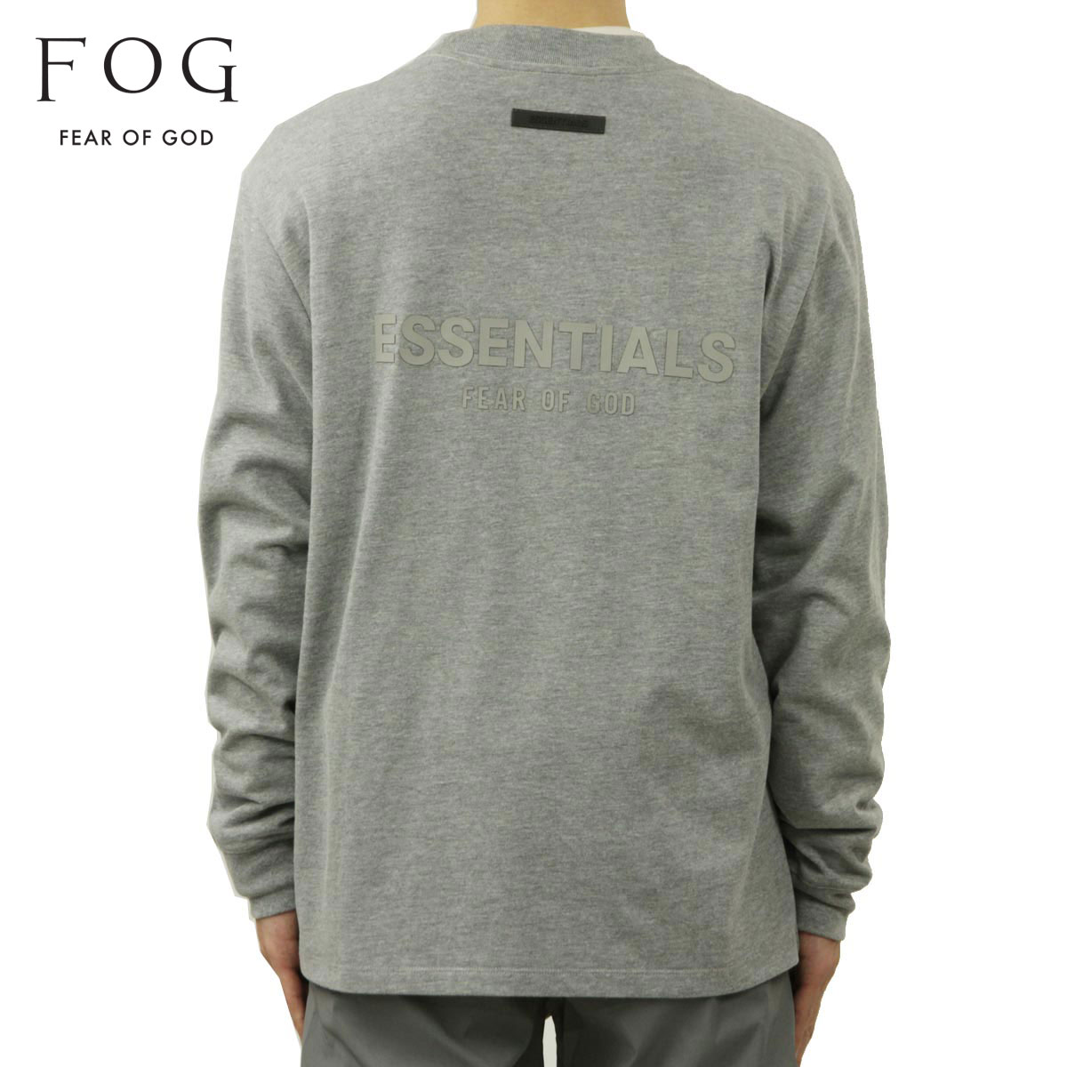 10%OFFセール 【販売期間 7/19 20:00～7/26 1:59】 フィアオブゴッド ロンT メンズ 正規品 FEAR OF GOD エッセンシャルズ 長袖Tシャツ ロゴT バックプリント クルーネック FEAR OF GOD ESSENTIALS LONG SLEEVE T-SHIRT DARK HEATHER OATMEAL｜ブランド品セレクトショップ MIXON 15,090円