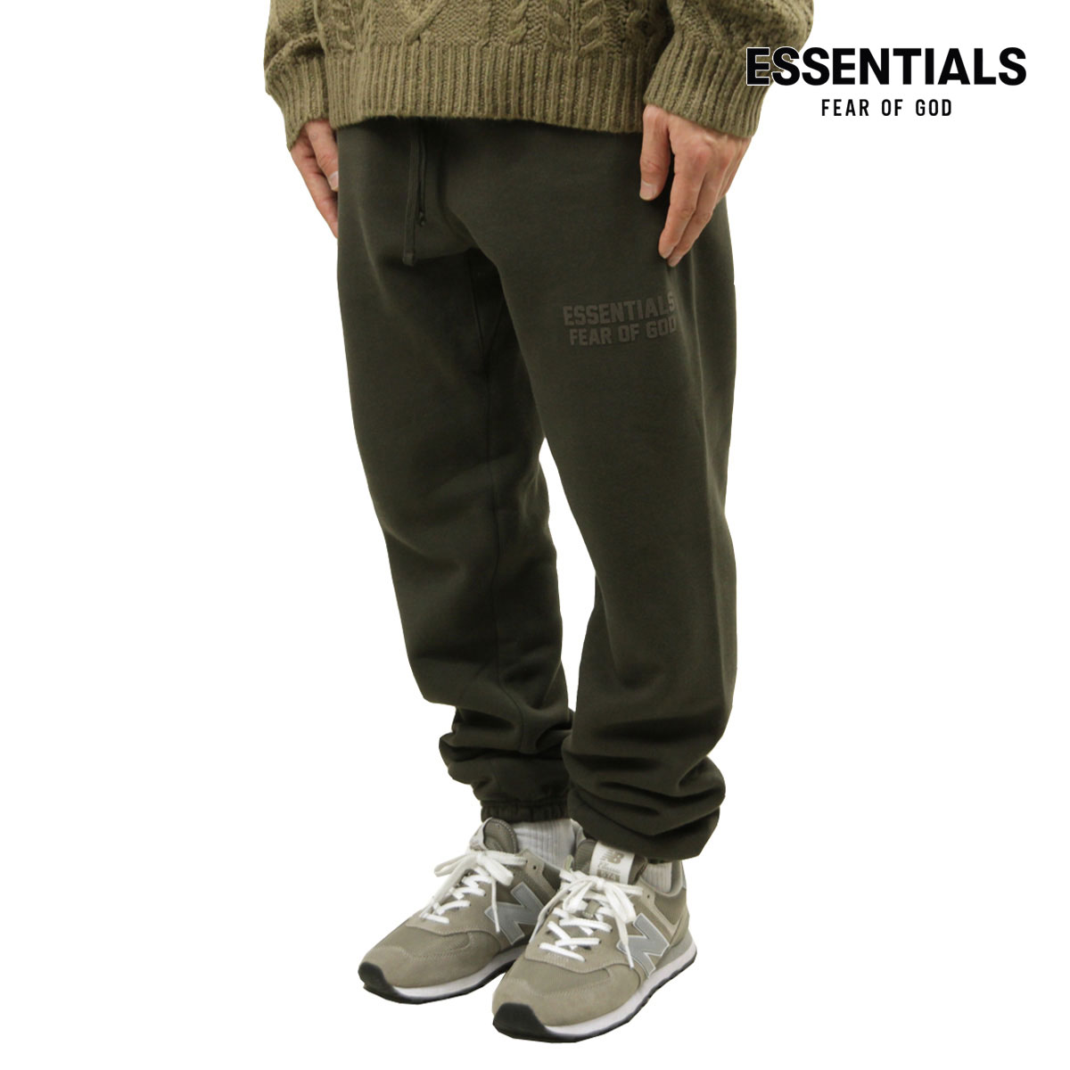 5%OFFクーポンセール 【利用期間 7/19 20:00～7/26 1:59】 フィアオブゴッド fog essentials スウェットパンツ メンズ 正規品 FEAR OF GOD ボトムス スウェット ロゴ パンツ ESSENTIALS FEAR OF GOD SWEATPANTS OFF BLACK｜ブランド品セレクトショップ MIXON