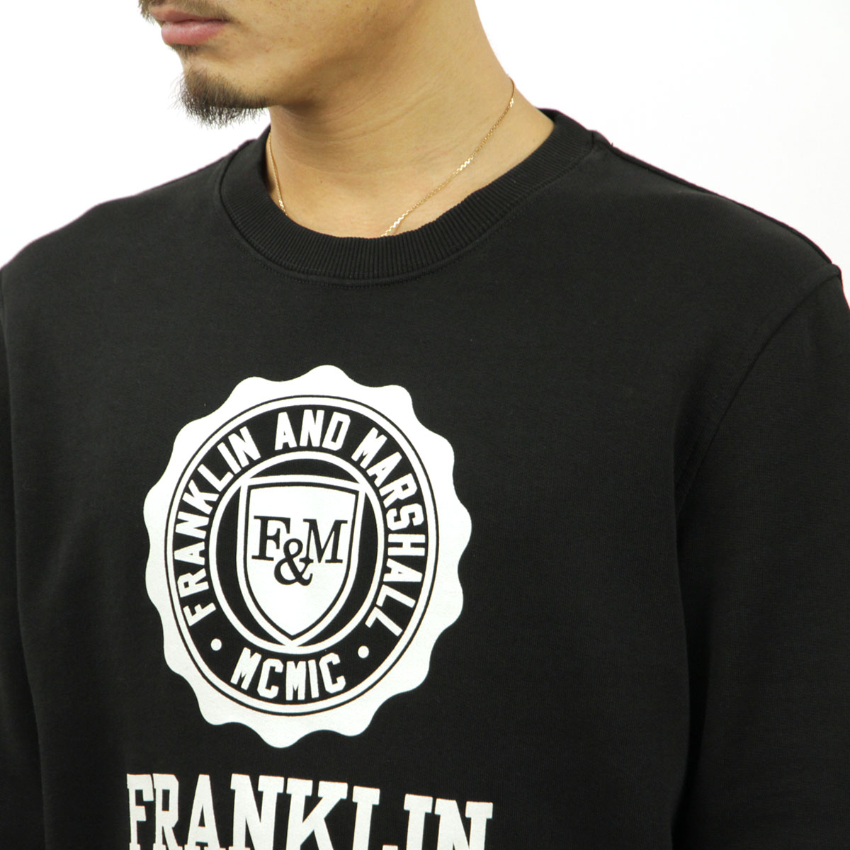 人気ブランドを 楽天市場 フランクリン マーシャル スウェット メンズ 正規販売店 Franklin Marshall トレーナー Logo Crew Neck Fleece 021 Flmf055an 0021 ブランド品セレクトショップ Mixon 柔らかい Flamespabali Com