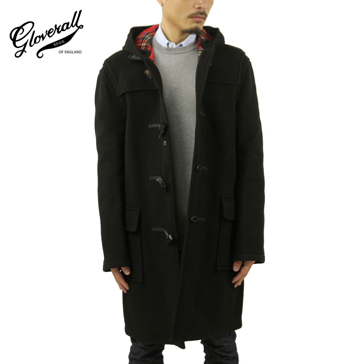 買取 オンライン グローバーオール コート メンズ 正規販売店 Gloverall ダッフルコート アウタージャケット Gloverall Original Duffle Coat Ms 51 Ct Cloth Black Royal Stewart 22 冬 独特の素材 Demo Filmfaremiddleeast Com