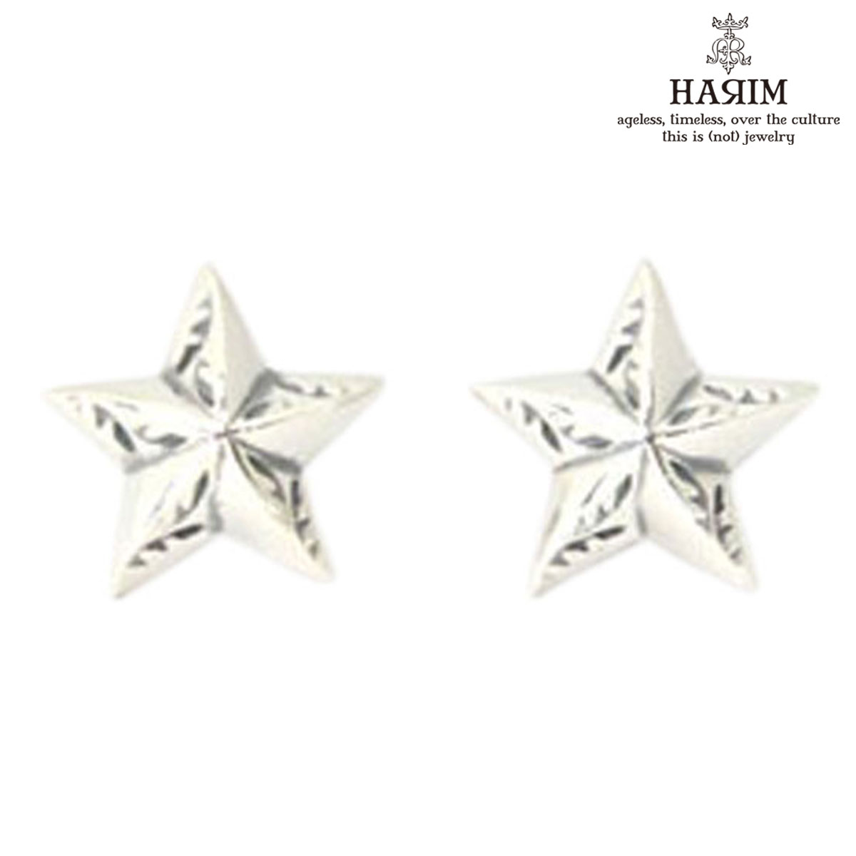 ハリム HARIM 定め事売りわたす店 ピアス 付属物 STAR PIACE (2SET) HRA038 SV 父の日 差し上げ物 ラッピング