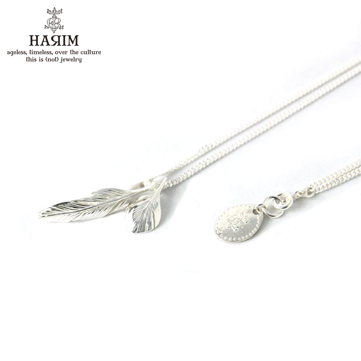 harim フェザー ネックレス 925 B'z 稲葉浩志さん着用モデル HARIM FEATHER CENTER S OX B'z稲葉浩志さん着用モデル の販売