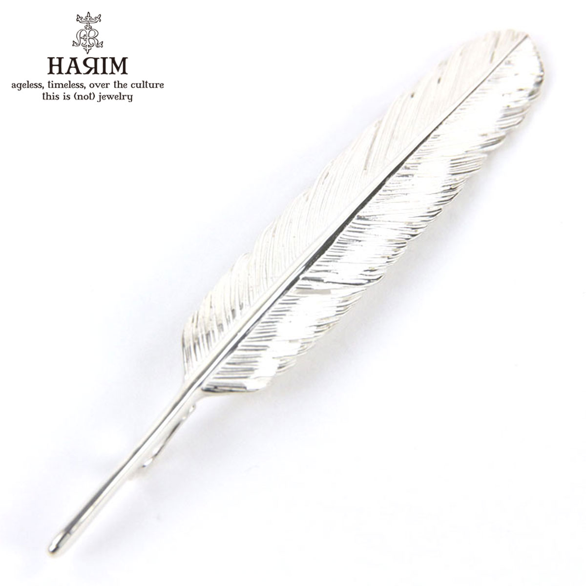 ハリム HARIM ペンダントトップ（チェーン別売り） HARIM FEATHER CENTER L HRT001 WH/OX SILVER 925｜ブランド品セレクトショップ MIXON