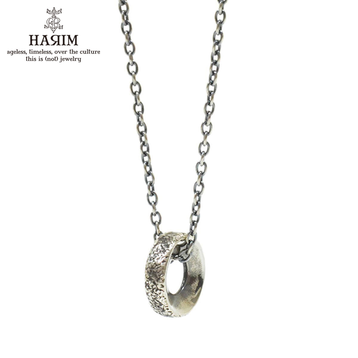 ハリム 頸飾り メンズ レディース 定まり売りわたす店 HARIM 頸飾り STILL HARD NECKLACE HRP109 SV 【O】 父の日 差し上げ物 ラッピング