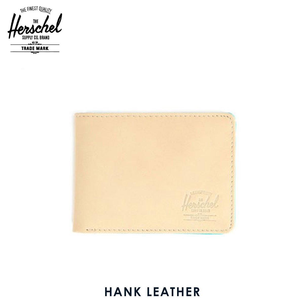 【尖んがり20倍 売りわたす継続期間 6/3 10:00～6/11 9:59】 ハー貝殼 提供 Herschel Supply 置き目売りわたす店 10049-00038-os Hank Leather Natural Nu 父の日 差し上げ物 ラッピング