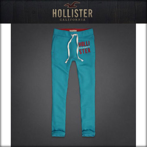 hollister blue sweatpants