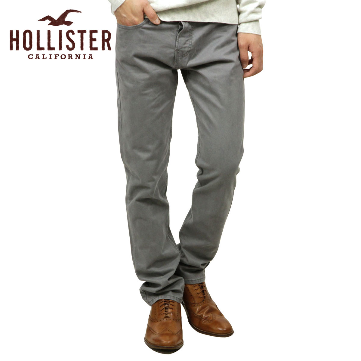 hollister chino joggers