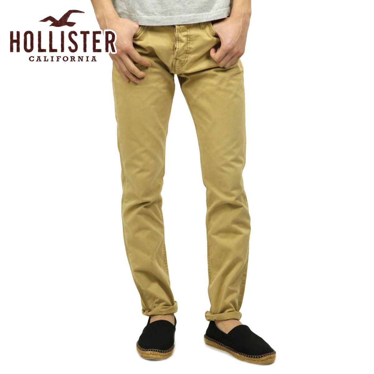 交換無料 販売期間 3 4 10 00 3 11 09 59 ホリスター チノパン メンズ 正規品 Hollister ボトムス ツ Skinny 5 Pocket Pants 330 302 0133 045 D15s25 安い Mundotour Cl