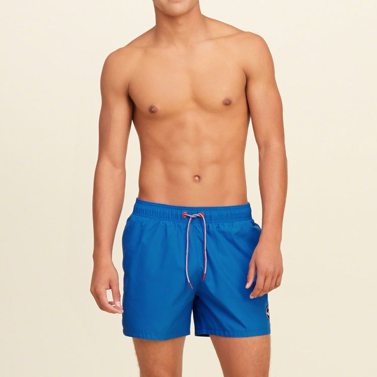 hollister guard fit swim trunks