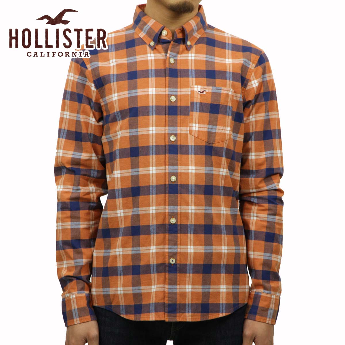 hollister poplin shirt