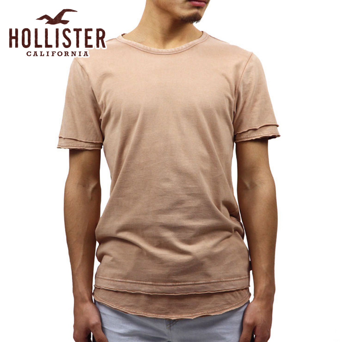 layered hollister t shirts