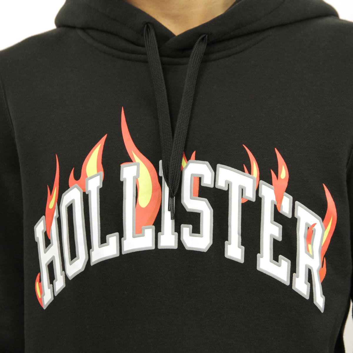 hollister flame hoodie