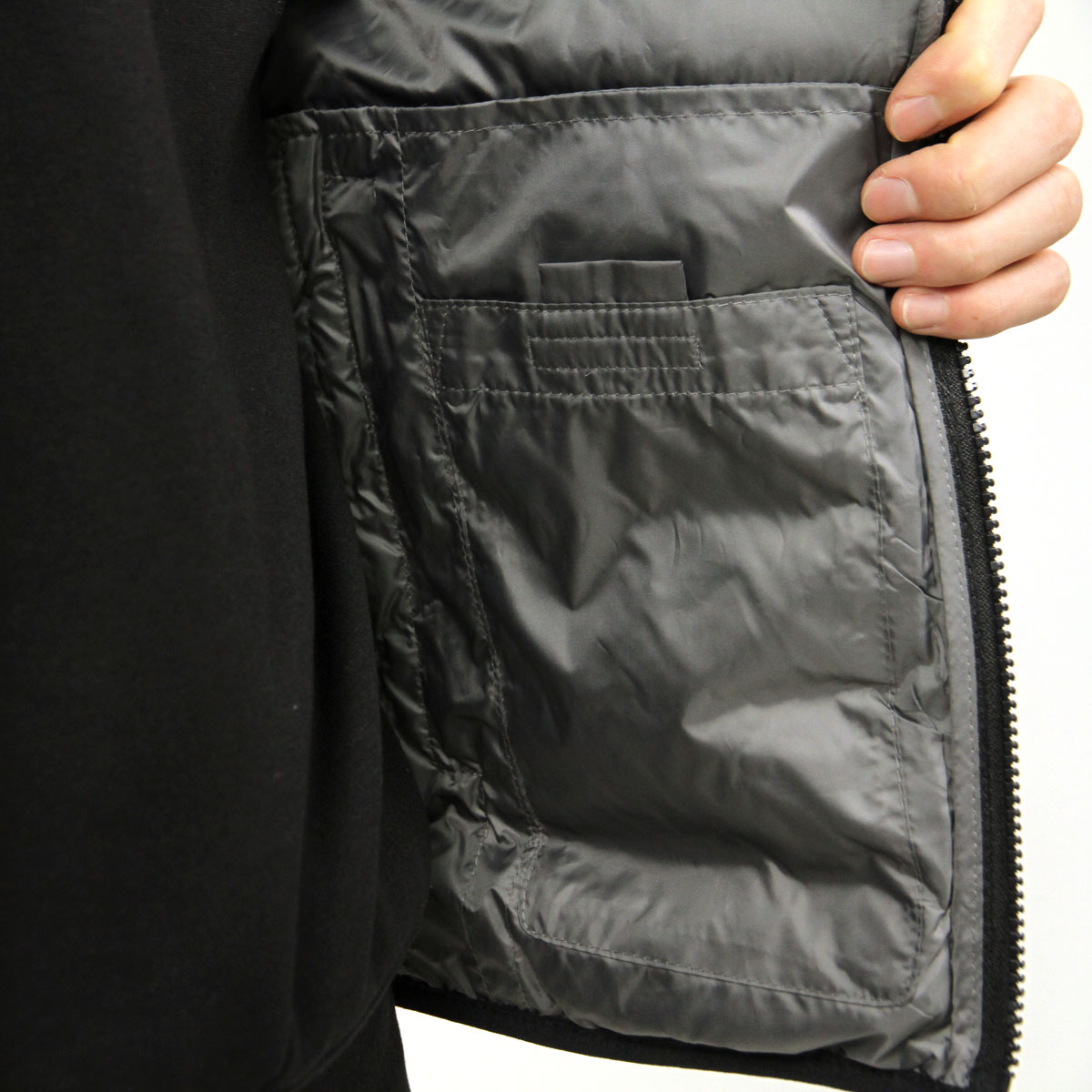 hollister lightweight down puffer jacket
