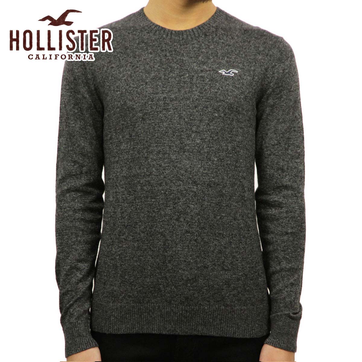 hollister lightweight crewneck sweater