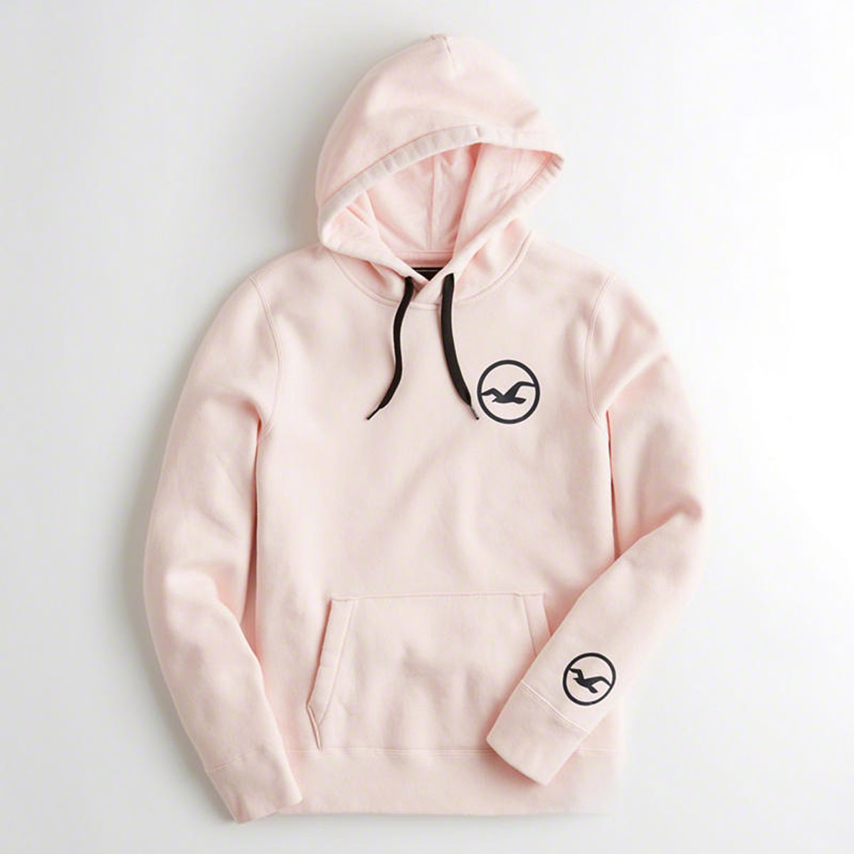 baby pink hollister hoodie