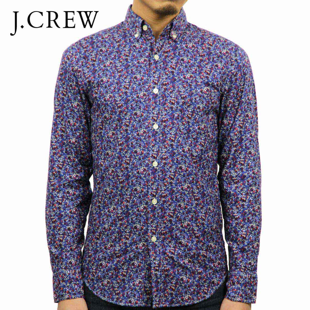 ジェイクルー シャツ メンズ 正規品 J.CREW 長袖シャツ WASHED SHIRT IN MULTIFLORAL D20S30