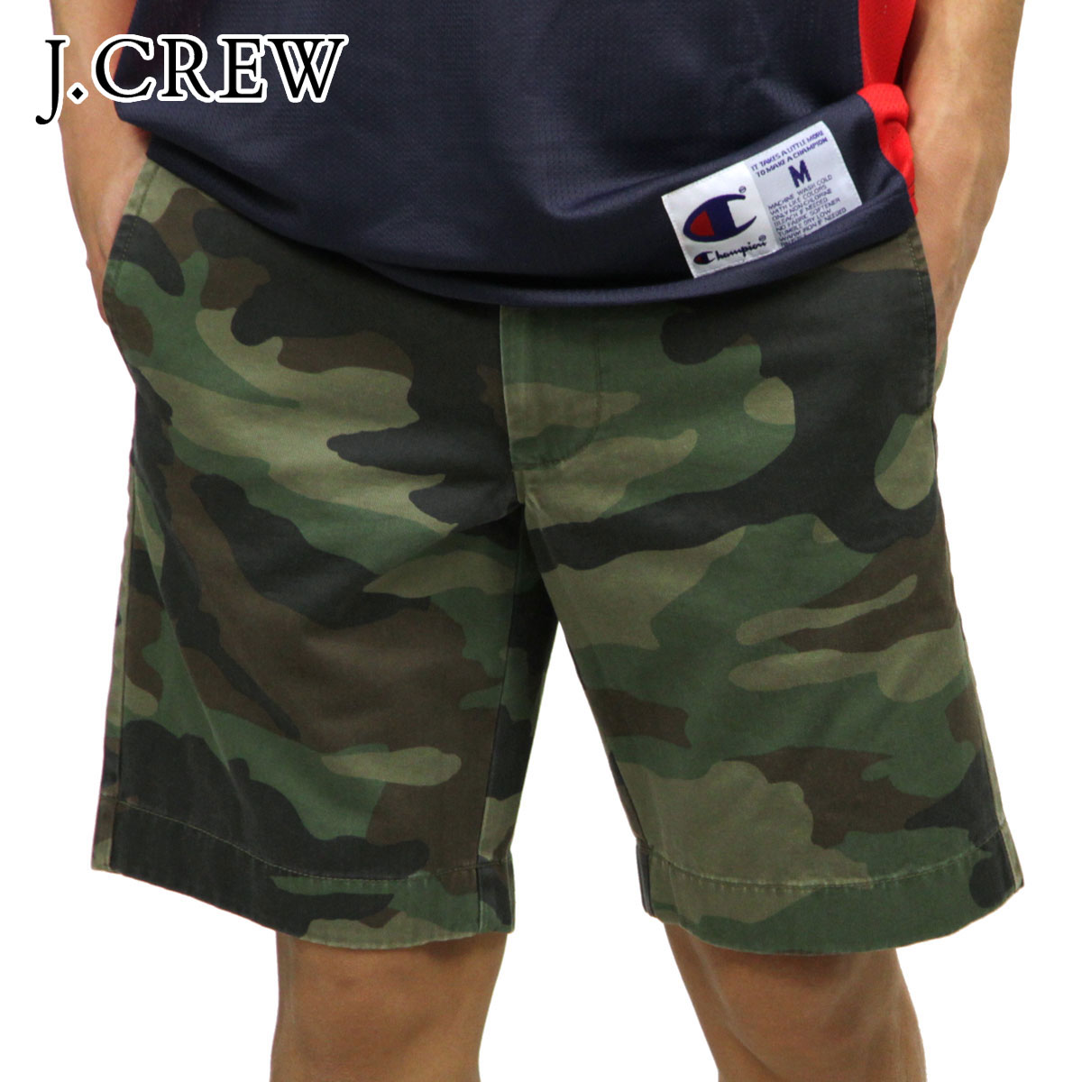 【ポイント10倍 7/19 20:00～7/26 1:59】 ジェイクルー ショートパンツ メンズ 正規品 J.CREW ボトムス 9 GRAMERCY SHORT IN CAMO D20S30｜ブランド品セレクトショップ MIXON