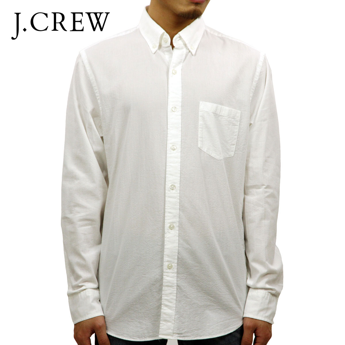 ジェイクルー シャツ メンズ 正規品 J.CREW 長袖シャツ SEERSUCKER SHIRT D00S20｜ブランド品セレクトショップ MIXON