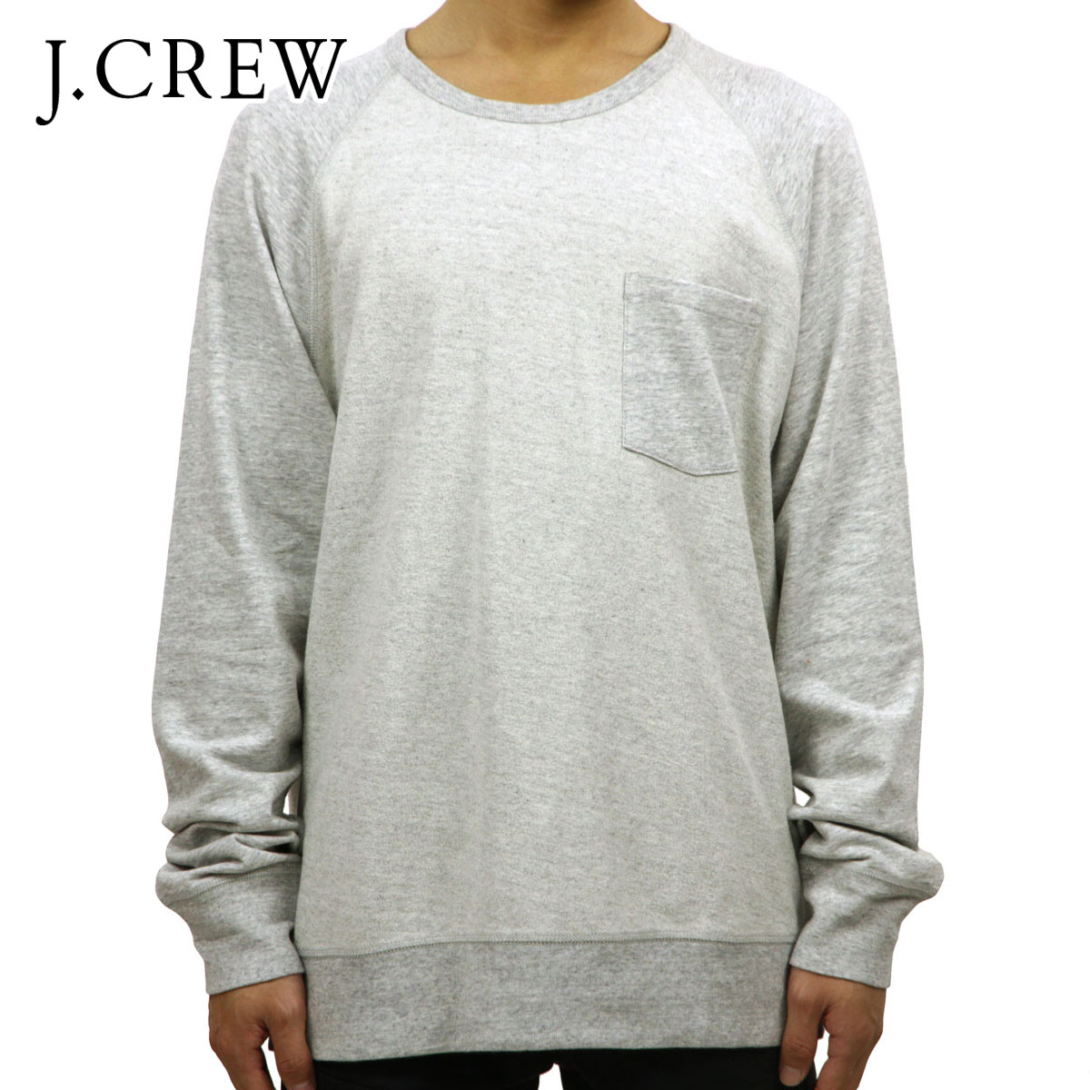 ジェイ労働者の一団 流汗 メンズ 置き目品 J.CREW 調教師 LIGHTWEIGHT TEXTURED FLEECE CREWNECK SWEATSHIRT D20S30 父の日 差し上げ物 ラッピング