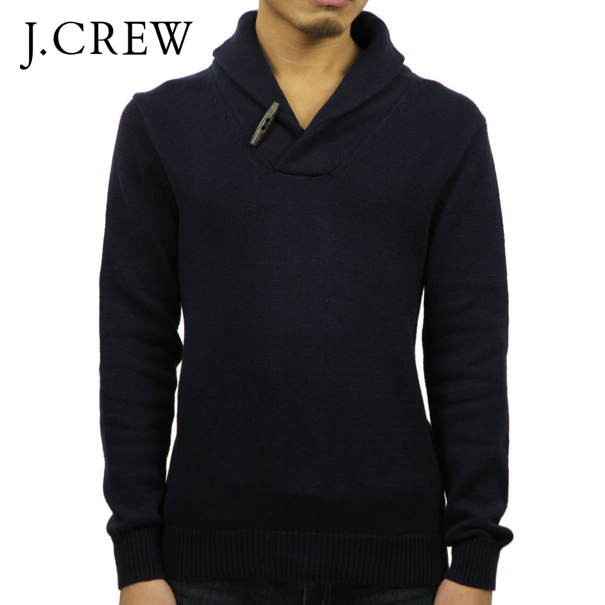 J.CREWジェイクルー新品Lネイビー紺カシミアニットフーディフードニット J.Crew - J.CREW ジェイクルー カシミヤ100% ニット セーター