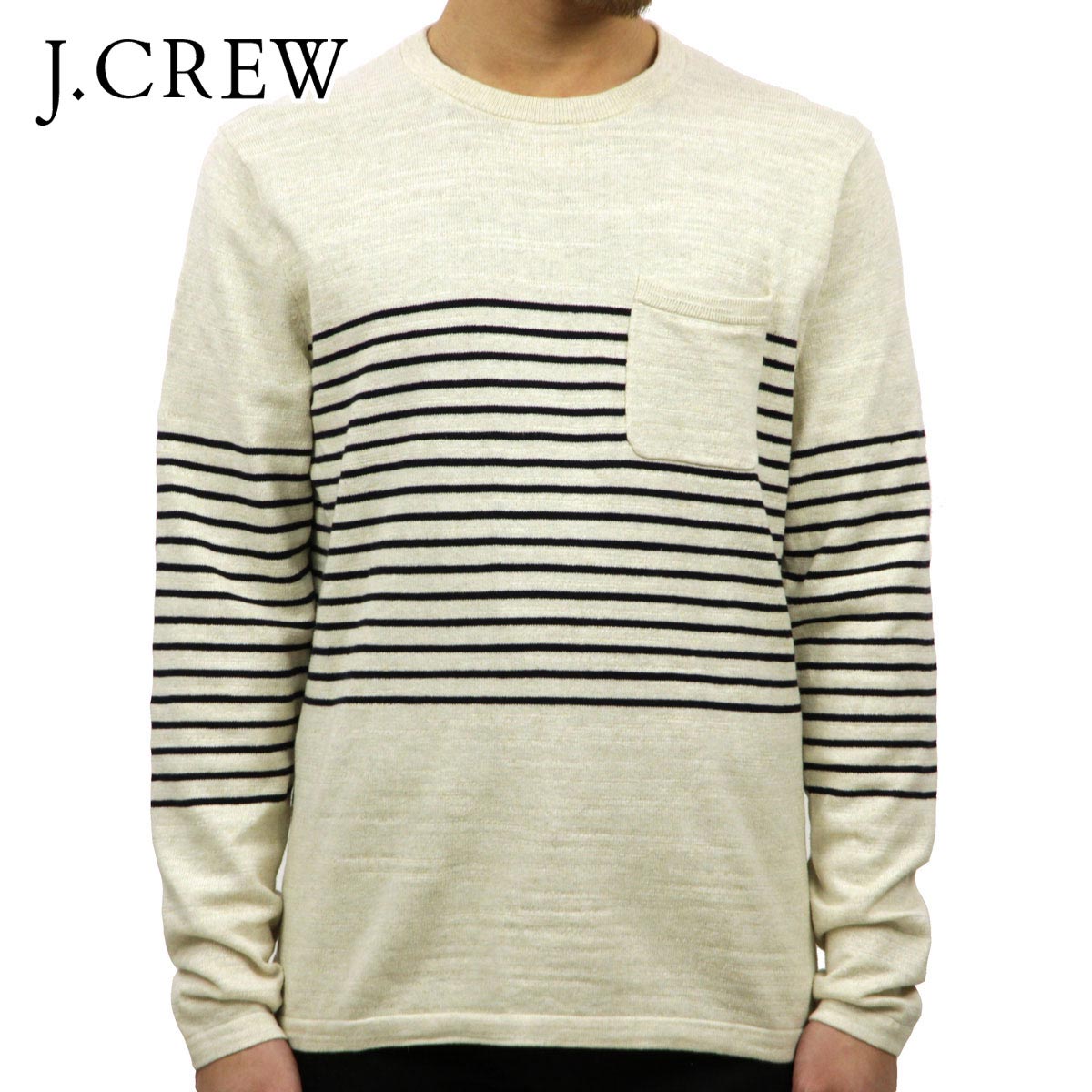 ジェイクルー セーター メンズ 正規品 J.CREW STRIPED CREWNECK SWEATER e6817 D00S20｜ブランド品セレクトショップ MIXON 8,775円